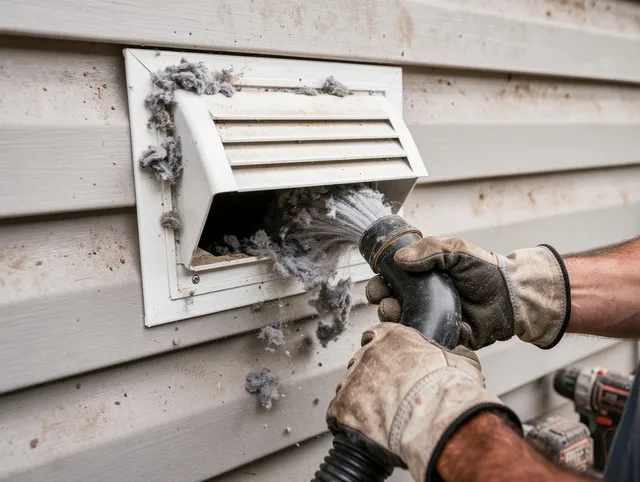 Professional dryer vent cleaning by Tiverton Dryer Vent Cleaning in Tiverton