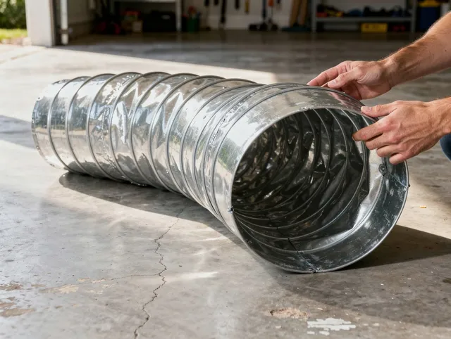 Tiverton Dryer Vent Cleaning specialist using advanced equipment for thorough duct cleaning in Tiverton