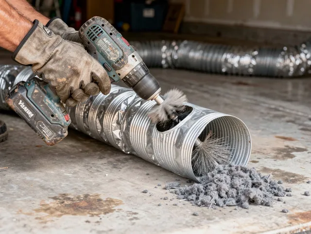 Professional duct cleaning by Tiverton Dryer Vent Cleaning in Tiverton