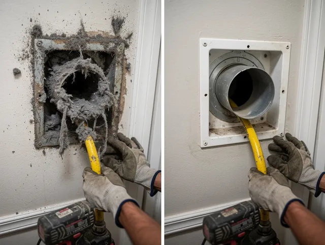 Expert gas dryer vent cleaning by Tiverton Dryer Vent Cleaning in Tiverton