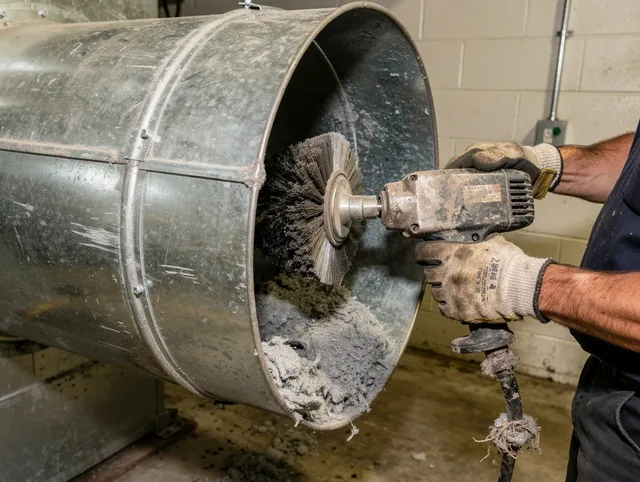 Industrial-grade dryer vent cleaning by Tiverton Dryer Vent Cleaning in Tiverton