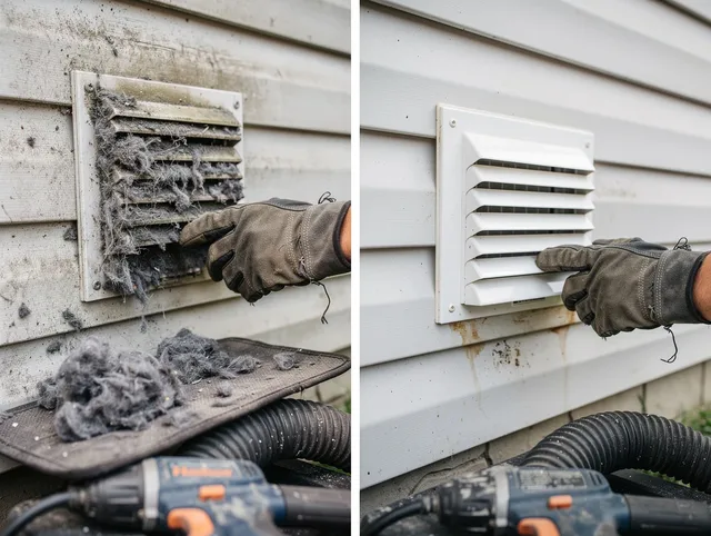 Residential dryer vent cleaning by Tiverton Dryer Vent Cleaning in Tiverton